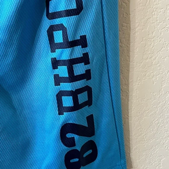 Boy Beverly Hills Polo Club Matching Set Navy and Light Blue Tee - Picture 6 of 7